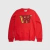 Double A By Wood Wood Tye Applique Sweatshirt 10686839 -Sportmode Geschäft 10255602 2424 4022 Apple red Main
