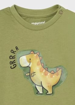 Mayoral T-Shirt Mit Dinosaurier-Aufdruck 10690271 -Sportmode Geschäft 23 01028 014 L 7