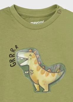 Mayoral T-Shirt Mit Dinosaurier-Aufdruck 10690271 -Sportmode Geschäft 23 01028 014 L 8