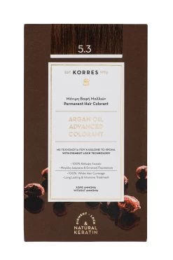KORRES ARGAN OIL Hochentwickelte Haarcoloration Golden Honey Light Brown / Hellbraun Gold 5.3 10688418
