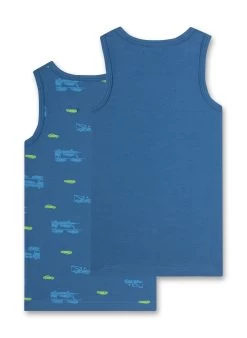 Sanetta Jungen-Unterhemd Doppelpack 10701377 -Sportmode Geschäft 33606605727 b