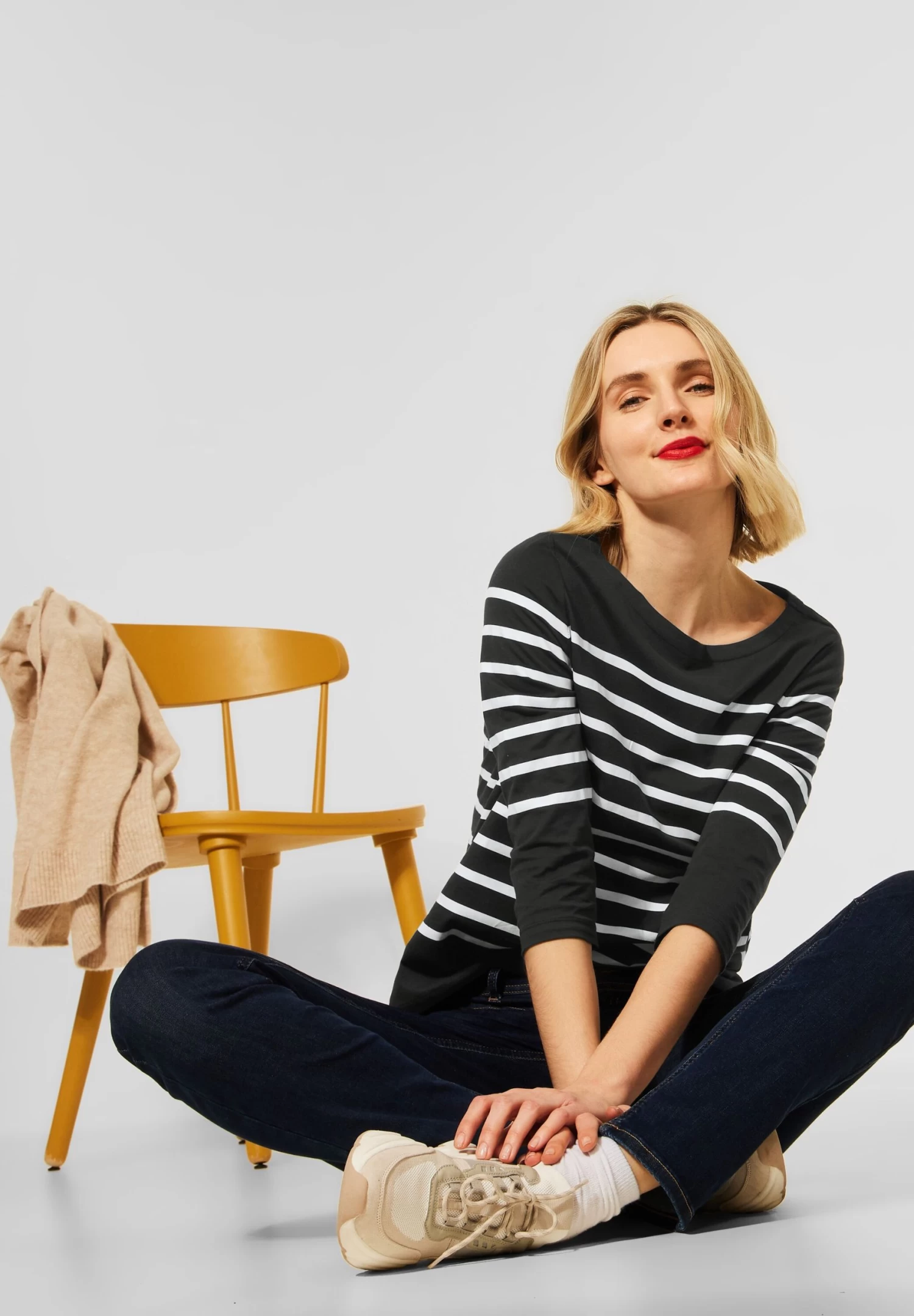 Street One Shirt Mit Streifen 10656495 5 Street One Shirt Mit Streifen 10656495 – Bild 3