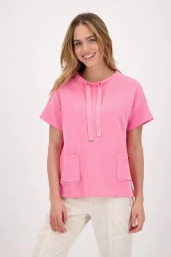 Monari Sweatshirt Schmucktaschen 10696917 13 Monari Sweatshirt Schmucktaschen 10696917 -Sportmode Geschäft 407439 440 Zoom ModelShooting 1200