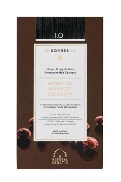 KORRES ARGAN OIL Hochentwickelte Haarcoloration Black / Schwarz 1.0 10688413