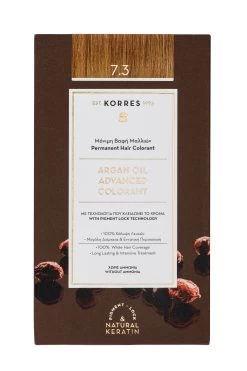 KORRES ARGAN OIL Hochentwickelte Haarcoloration Golden / Honey Blonde / Honigblond Gold 7.3 10688412