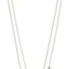 Pilgrim SIA Recycelte Halskette 2-in-1-Set, Versilbert 10714442