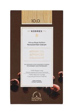 KORRES ARGAN OIL Hochentwickelte Haarcoloration Platinum Blonde / Platinblond 10.0 10688429