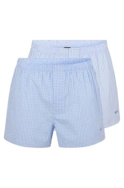 Boss ZWEIER-PACK PYJAMA-SHORTS AUS BAUMWOLLE MIT LOGO-STICKEREI 10679624