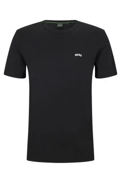 Boss Green T-SHIRT AUS BIO-BAUMWOLLE MIT RUNDHALSAUSSCHNITT UND GESCHWUNGENEM LOGO 10645700