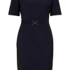 Boss Business-Kleid Aus Nachhaltig Gewonnener Schurwolle Mit Gürtel 10681017