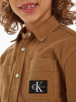 Calvin Klein Canvas Overshirt 10704936 -Sportmode Geschäft Calvin Klein SU2023 1CD IB0IB017351CD 4