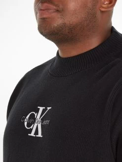 Calvin Klein Jeans Lässiger Monogramm-Pullover 10675291 -Sportmode Geschäft Calvin Klein WI2023 BEH J30J322460BEH 4