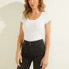 Guess ES SS SCRIPT LOGO SCOOP NK TEE 10677136