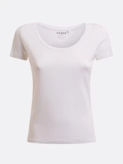 Guess ES SS SCRIPT LOGO SCOOP NK TEE 10677136 -Sportmode Geschäft ECOMM W2GI52K9SN1 G011 ALTGHOST
