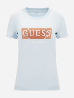 Guess SS CN ROUND LOGO TEE 10708333 -Sportmode Geschäft ECOMM W3GI38J1314 G7EJ ALTGHOST