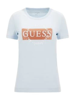 Guess SS CN ROUND LOGO TEE 10708333 -Sportmode Geschäft GHOST W3GI38J1314 G7EJ