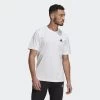 Adidas Essentials Embroidered Small Logo T-Shirt 10639893 -Sportmode Geschäft GK9640 APP on model standard gradient