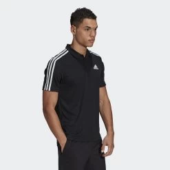 Adidas Polo-Shirt 1/2 Arm 10639896 -Sportmode Geschäft GM2075 APP on model walking gradient