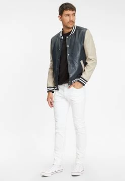 Gipsy Lederblouson 10681296 -Sportmode Geschäft GMBluno 2 LAORV navy beige 1m