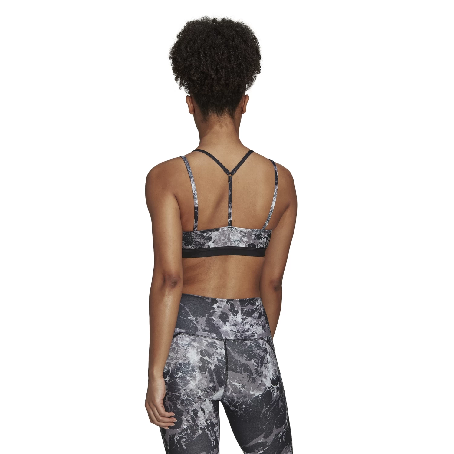 Adidas Yoga Essentials Studio Light-Support Allover Print Sport-BH 10666166 9 Adidas Yoga Essentials Studio Light-Support Allover Print Sport-BH 10666166 – Bild 7