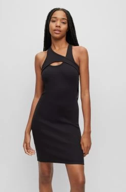 Hugo Kleid Mit Cut-Out 10705865 -Sportmode Geschäft HUGO Womensw Fall 23 001 50495120 3