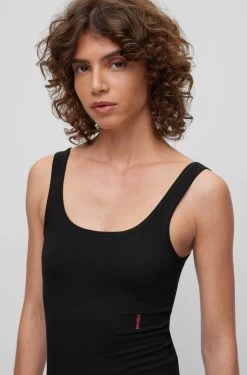 Hugo ZWEIER-PACK Tops TWIN VEST 10682308 -Sportmode Geschäft HUGO Womensw PreFall 22 001 50469682 3