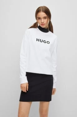 Hugo Sweatshirt 10643619 -Sportmode Geschäft HUGO Womensw PreSpring 23 100 50470571 3