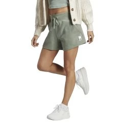 Adidas Future Lounge Terry Loop Shorts 10680689 -Sportmode Geschäft HZ1602 3 APPAREL On Model Standard View transparent