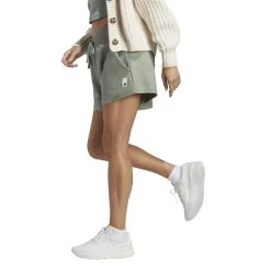 Adidas Future Lounge Terry Loop Shorts 10680689 -Sportmode Geschäft HZ1602 5 APPAREL On Model Side View transparent