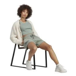 Adidas Future Lounge Terry Loop Shorts 10680689 -Sportmode Geschäft HZ1602 6 APPAREL On Model Walking View transparent