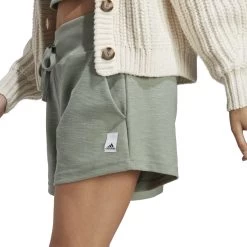 Adidas Future Lounge Terry Loop Shorts 10680689 -Sportmode Geschäft HZ1602 8 APPAREL On Model Detail View 2 transparent