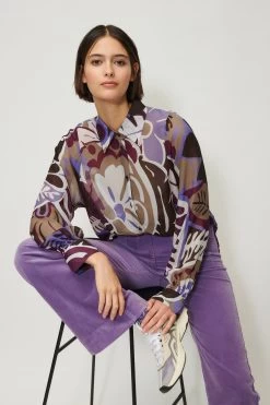 Luisa Cerano Bluse Mit Flower-Print 10713029 -Sportmode Geschäft Luisa Cerano HW 2023 VKP1 7099 2883903531 7099 2