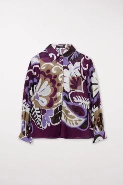 Luisa Cerano Bluse Mit Flower-Print 10713029