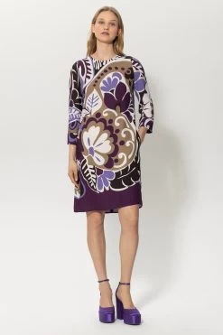 Luisa Cerano Kleid Mit Flower-Print 10713024 -Sportmode Geschäft Luisa Cerano HW 2023 VKP1 7099 7884503547 7099 2