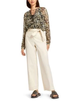 Marc Cain Paperbag-Style-Hose Rethink Together 10718618 -Sportmode Geschäft Marc Cain Sp FrhjahrSommer 2023 113 US8108W44 7