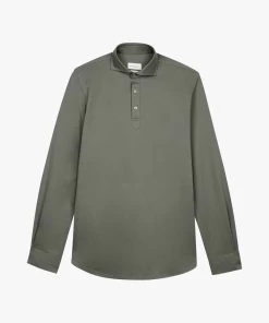 Profuomo Businesshemd Slim Fit In Polo-Form 10718675