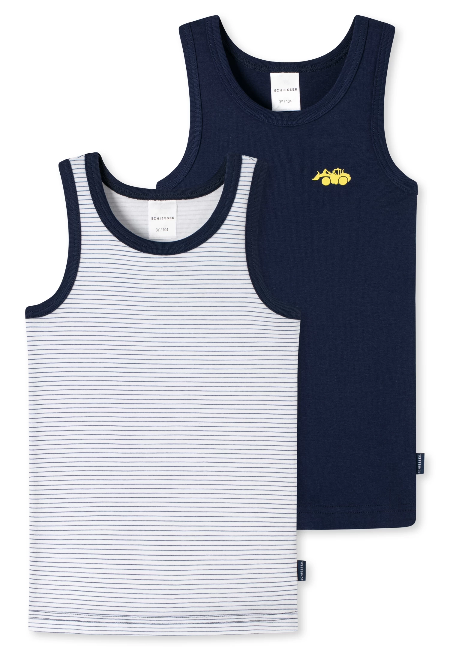 Schiesser 2er Pack Unterhemden 10632517 3 Schiesser 2er Pack Unterhemden 10632517