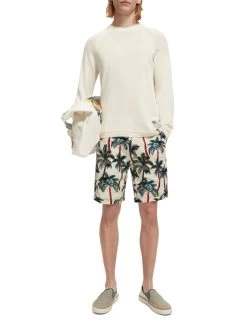 Scotch & Soda LT01-02 Shorts Palmenprint 10692691 -Sportmode Geschäft Scotch Sod SS23 5732 171594 3
