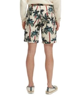 Scotch & Soda LT01-02 Shorts Palmenprint 10692691 -Sportmode Geschäft Scotch Sod SS23 5732 171594 4