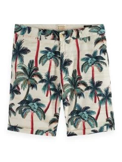 Scotch & Soda LT01-02 Shorts Palmenprint 10692691 -Sportmode Geschäft Scotch Sod SS23 5732 171594 7
