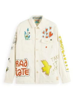 Scotch & Soda LT02-03 Overshirt Mit Stickereien 10691738