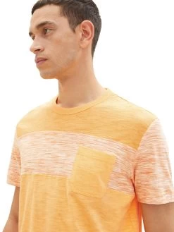 Tom Tailor T-Shirt Mit Einsatz In Melange-Optik 10714246 -Sportmode Geschäft Tom Tailor 303 22225 1035626 6