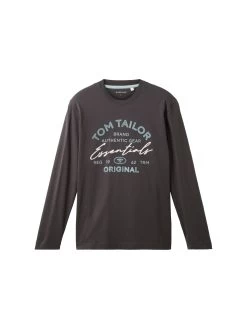 Tom Tailor Langarmshirt Mit Logo Print 10730274