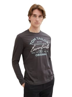 Tom Tailor Langarmshirt Mit Logo Print 10730274 -Sportmode Geschäft Tom Tailor 312 10899 1037744 3