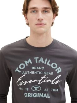 Tom Tailor Langarmshirt Mit Logo Print 10730274 -Sportmode Geschäft Tom Tailor 312 10899 1037744 6
