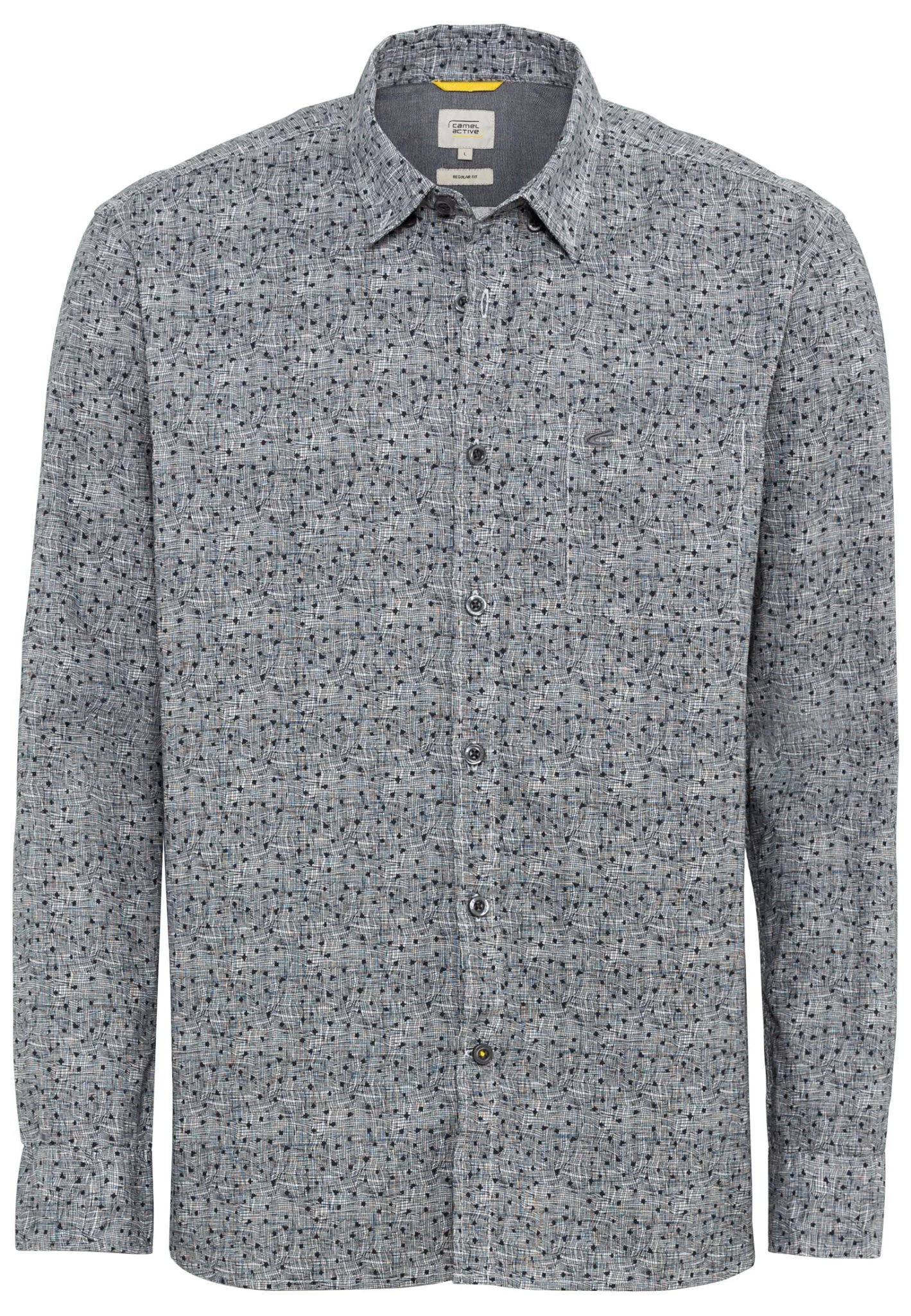 Camel Active Freizeithemd Mit Allover Print Aus Baumwolle 10696387