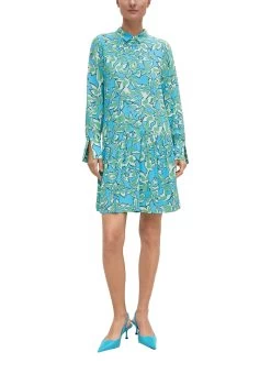 Comma Viskosekleid Mit Allover-Print 10706580 -Sportmode Geschäft comma 03 2023 62C7 2128829 3