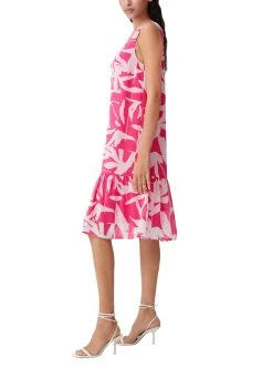 Comma Feminines Kleid Mit Floralem Print 10713642 -Sportmode Geschäft comma 05 2023 44C8 2132519 4