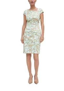 Comma Kleid Aus Baumwollsatin 10706609 -Sportmode Geschäft comma noos 80C7 2132866 4