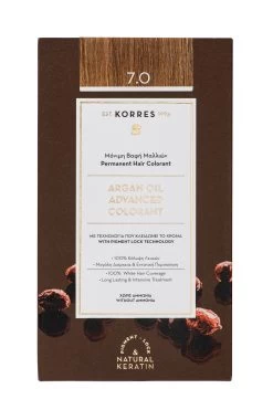 KORRES ARGAN OIL Hochentwickelte Haarcoloration Blonde / Mittelblond 7.0 10688423